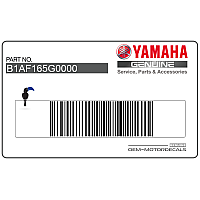 YAMAHA Heckverkleidung Aufkleber, Linke Seite B1AF165G0000