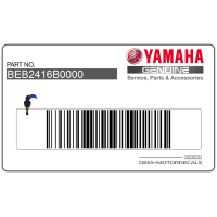 YAMAHA Emblema carenatura laterale YZF-R1 BEB-2416B-00-00