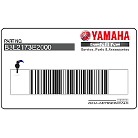 YAMAHA Side fairing graphic, left side B3L-2173E-20-00