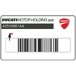 Emblema DUCATI para depósito de combustible