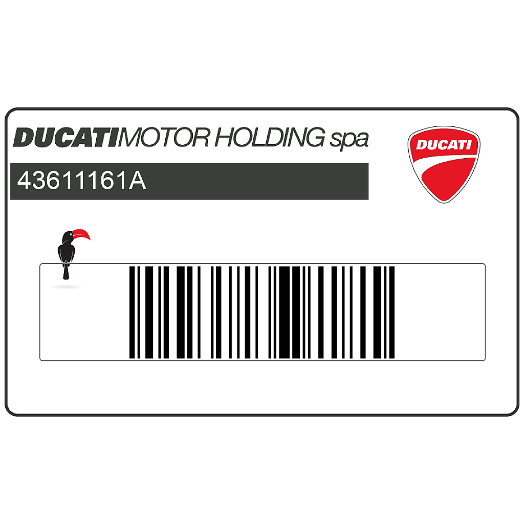 Pegatina de chasis Ducati Monster 620 DUCATI MONSTER 620SI.E. OEM 43611161A
