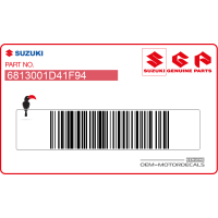 SUZUKI Heckverkleidung Aufkleber, Linke Seite 6813001D41F94