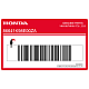 Honda CB125R Radiateurkap TYPE1 Sticker OEM 86641K98E00ZA