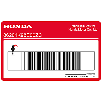 Autocollant d'aile droite CB125R, côté droit
