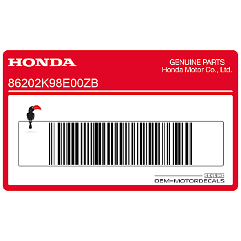 Autocollant d'aile gauche CB125R, côté gauche