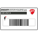 DUCATI 998S side fairing graphic, left side