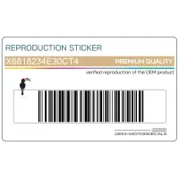 SUZUKI Emblemat GSX-R na pług, prawa strona X6818234E30CT4
