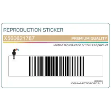 Autocollant graphique pour carénage avant Ninja ZX-9R, côté droit
