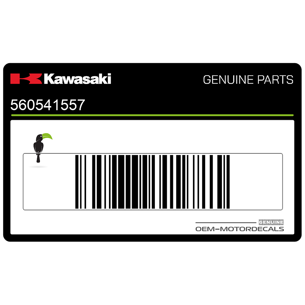 Kawasaki NINJA H2R Upper Cowl River Mark Emblem OEM 560541557