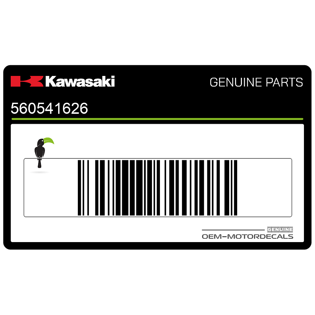 Kawasaki Ninja H2R Side Cover Ninja Emblem Logo OEM 56054-1626