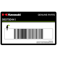 KAWASAKI Pegatina superior de carenado Ninja H2R, lado derecho 56075-0441