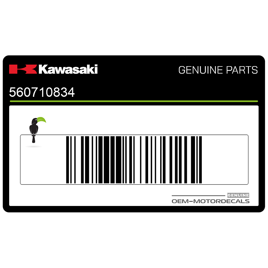 Kawasaki Versys 1100 Adesivo di avvertenza Decalcomania OEM 560710834