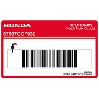 HONDA Adesivo 