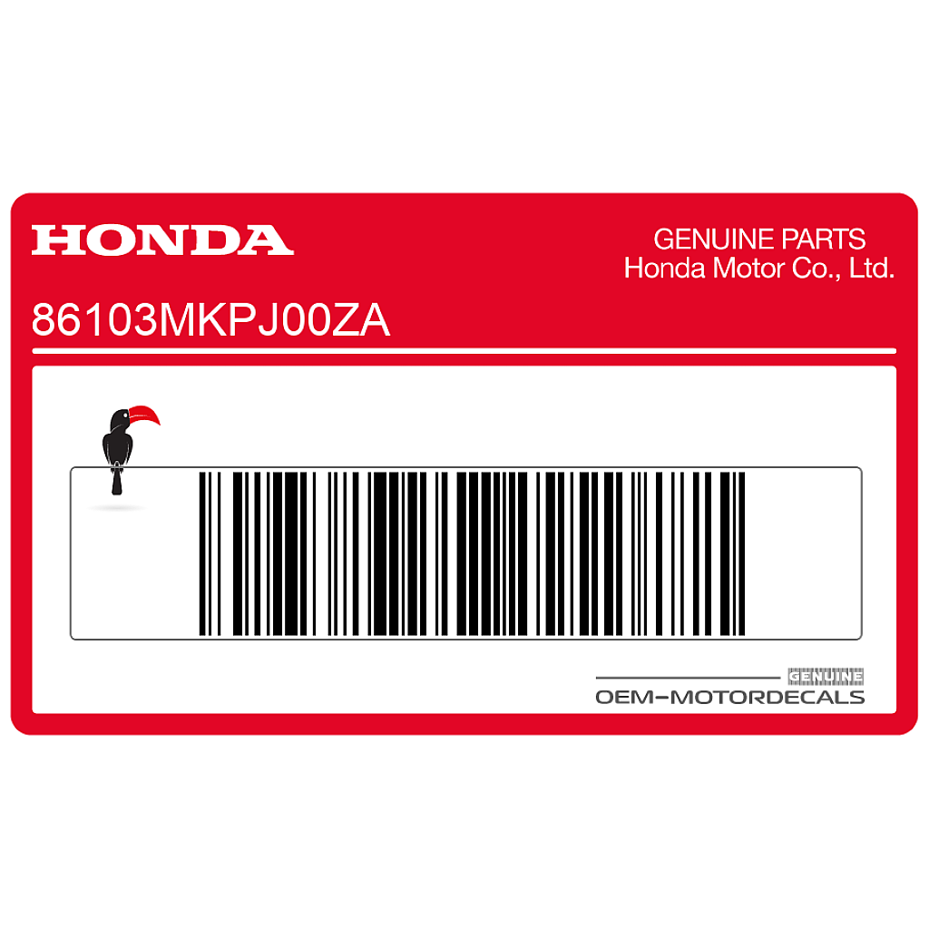 Honda-86103MKPJ00ZA