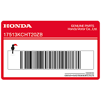 HONDA Tanksticker, rechterkant 17513-KCH-T20ZB