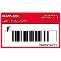 HONDA Emblema Honda serbatoio, lato sinistro 17514-KGA-E00ZA