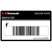 KAWASAKI Pegatina superior carenado Ninja H2, superior lado derecho 56075-1787