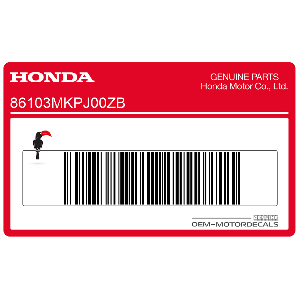 Honda-86103MKPJ00ZB