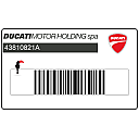 Emblemat DUCATI na zbiornik paliwa
