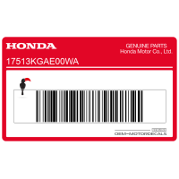 HONDA Sticker/Decal/Emblem 17513KGAE00WA