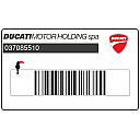 Kuipdeel Ducati logo sticker