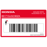 HONDA Right tank shroud stripe 86171-GJG-C90ZA