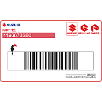 SUZUKI Left Side Caution Label 11966-73S00