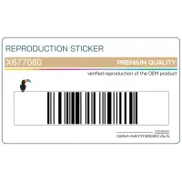 APRILIA Autocollant "125" pour carénage avant, côté gauche X677080