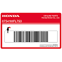 Oil filler cap label