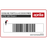 APRILIA Pegatinas Colin, Juego, Lado Derecho AP8166764A1
