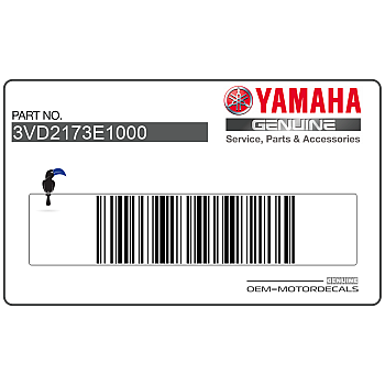 Tail cowl decal, left side