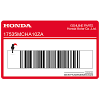 HONDA Fuel tank stripe, right side 17535-MCH-A10ZA