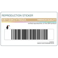 HONDA Tankaufkleber, Rechte Seite X87123KCY760ZA