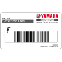 YAMAHA Naklejka Na Przednią Owiewkę (Czasza), Lewa Strona 1WDF8391A100