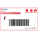 Tire info label, right side