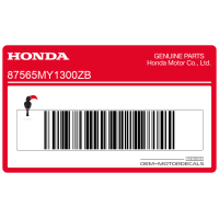 HONDA Etiqueta de precaución para grifo de combustible 87565-MY1-300ZB