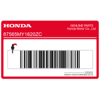 HONDA Etiqueta de advertencia para depósito de combustible 87565-MY1-620ZC