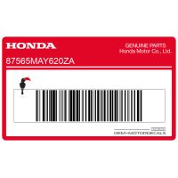 HONDA Etiqueta de advertencia para grifo de combustible 87565-MAY-620ZA