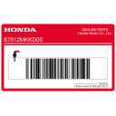 Autocollant d'accessoires et d'avertissement de charge