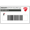 Ducati Tank Seitenverkleidung Aufkleber rechts, rechts