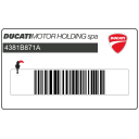 Tankseitenverkleidung DUCATI Logo Aufkleber