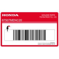 HONDA Warnaufkleber für Antriebskette 87507-MEN-C20