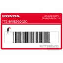 Emblème HONDA pour coque arrière
