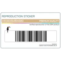 HONDA Emblemat na pokrywę boczną Magna X83605MB4680