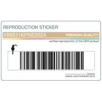 HONDA Naklejka MARK B na pokrywę boczną X86831KPNE00ZA