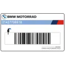 Emblema con logo BMW para top case