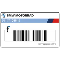 BMW Pegatina Lateral de Carenado S1000RR, Lado Izquierdo 51147108845