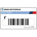 Pegatina M Motorsport para colín, lado izquierdo