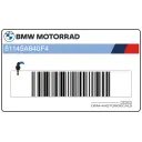 Pegatina M Motorsport para colín, lado derecho