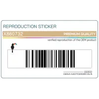 APRILIA Front fender decal X860732
